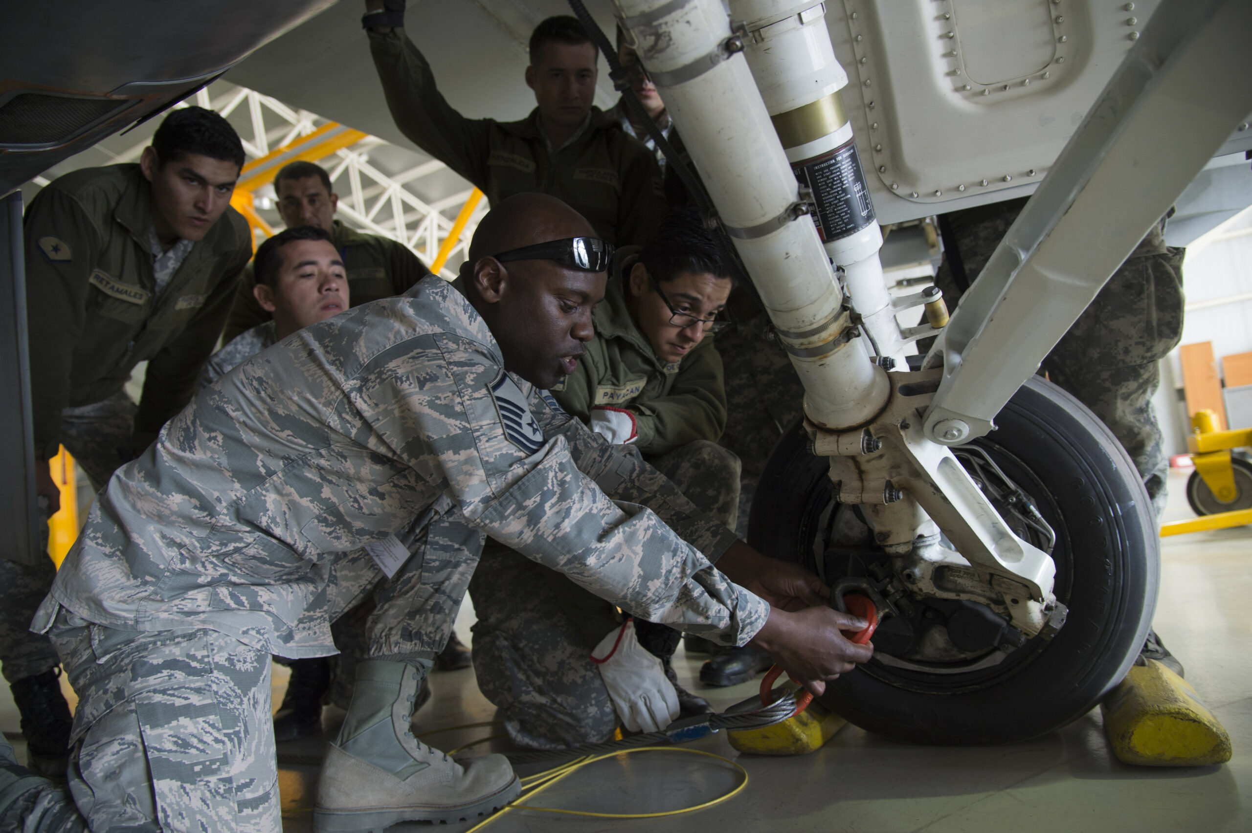 U.S. Airmen Teach Aircraft Recovery to Chilean Air Force Partners