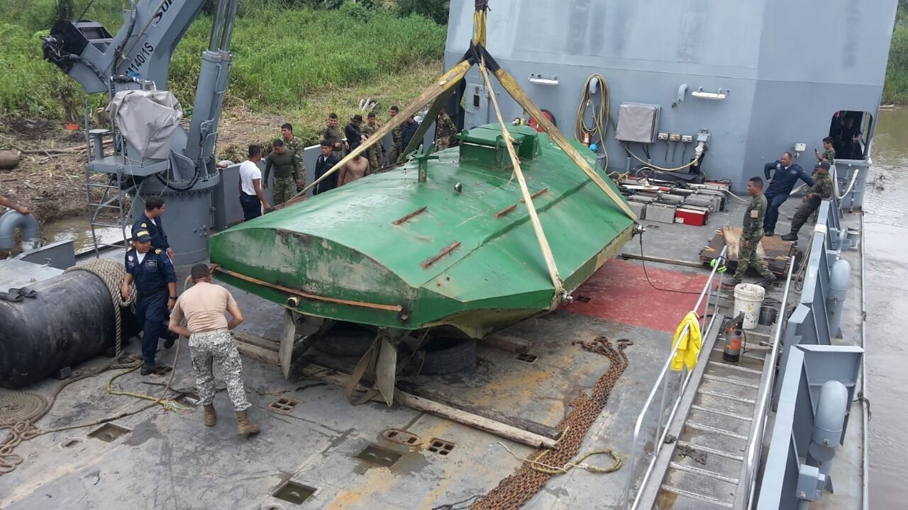 First Electric Submarine Seized in Colombia