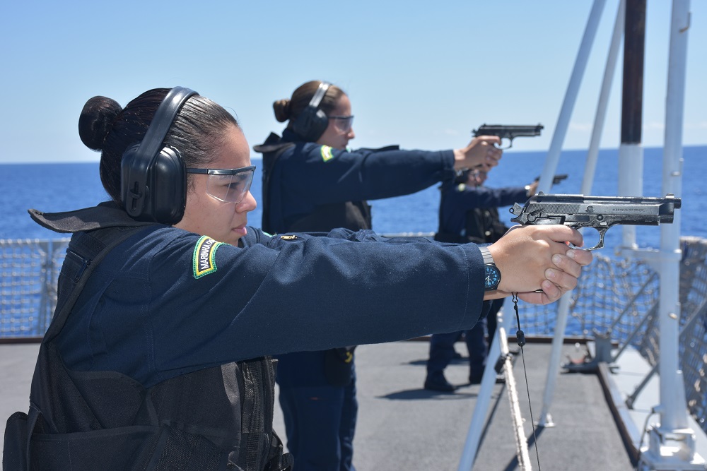 Women Complete Studies Aboard Brazilian Navy Training Ship