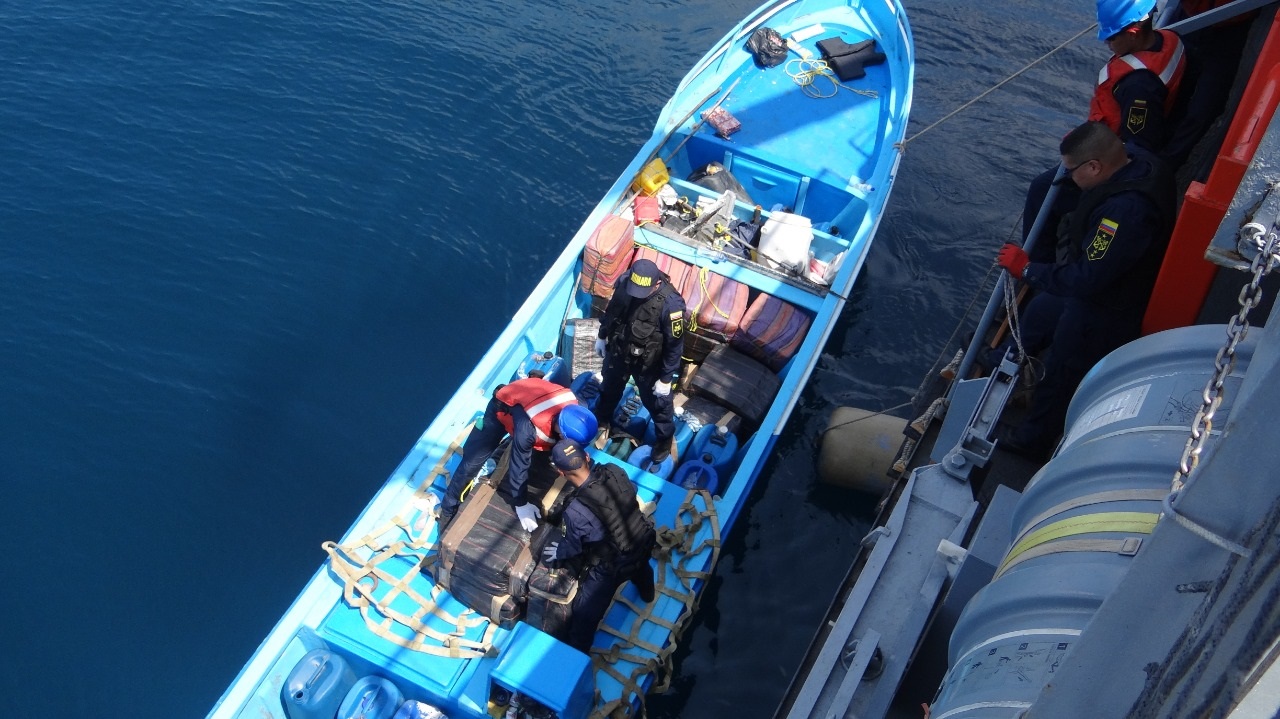 Colômbia, Panamá e Estados Unidos fecham rotas do narcotráfico marítimo