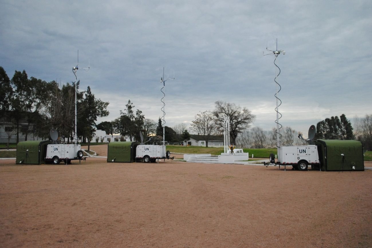 The United States Donates Three Mobile Emergency Response Centers to Uruguay