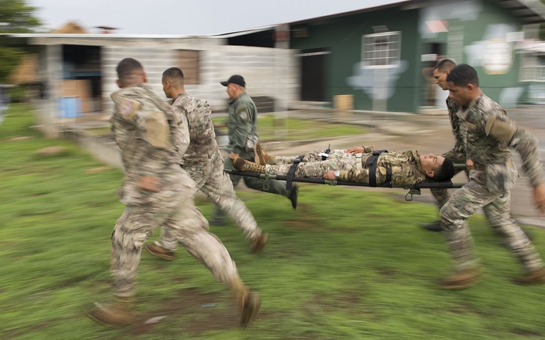 In Panama, NCO Trains Security Forces on Medical Response