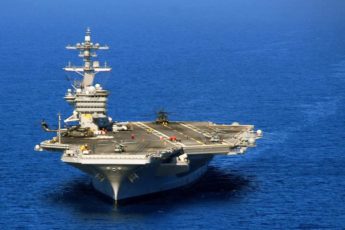 Navy aircraft carrier playing major role in relief efforts