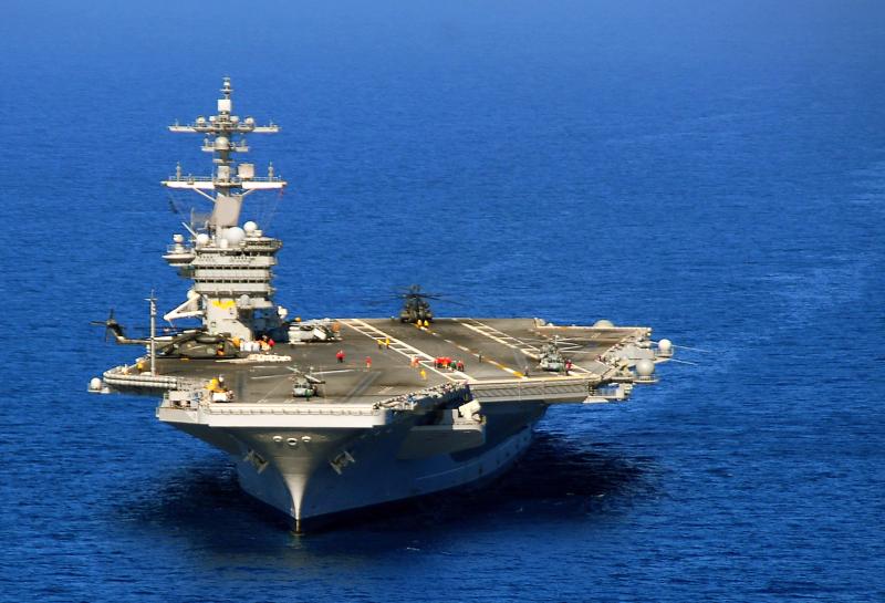 Navy aircraft carrier playing major role in relief efforts