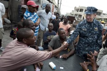 Top US Military Official Visits Quake-Hit Haiti