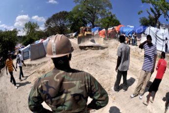 Seabees Improve Conditions In Petionville For Displaced Haitians