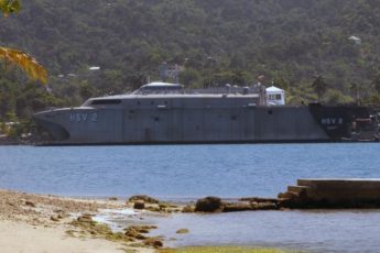 HSV Swift Arrives In Panama For SPS 2010