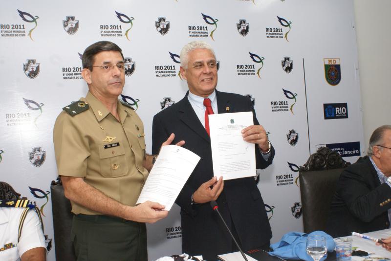 Military World Games Committee and Rio’s Vasco da Gama Soccer Team Sign Partnership Agreement