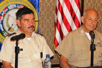 Generals from the U.S. and Guatemala Discuss Joint Actions against Drug Trafficking