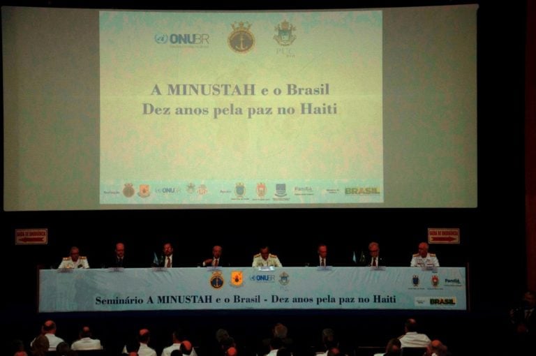 Seminar “The MINUSTAH and Brazil – Ten Years for Peace in Haiti”