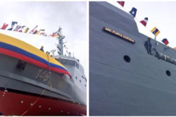 Colombian Navy launches first domestically manufactured vessel