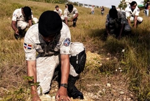 Dominican Air Force Leads Reforestation Efforts