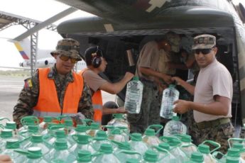Military Forces from around the World Assist Ecuador in Earthquake Recovery
