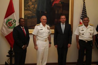 U.S. Admiral Tidd Meets Peruvian Defense Minister Valakivi to Discuss Bilateral Issues