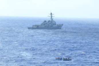 Equipe da Marinha e da Guarda Costeira dos EUA: quatro interdições em quatro dias