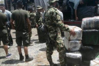 Força Pública da Colômbia confisca cerca de 8 toneladas de drogas em um dia
