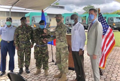 US Donates Vehicles and Equipment to Ministry of National Security in Belize