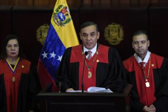 EE. UU. ofrece recompensa de USD 5 millones, por captura del presidente del máximo organismo judicial venezolano   
