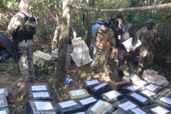 Agentes antidrogas paraguaios confiscam cerca de 3 toneladas de haxixe