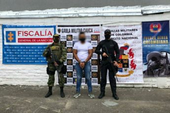 Líder de grupo criminoso, conhecido como Cristian Grande, é detido em Cauca