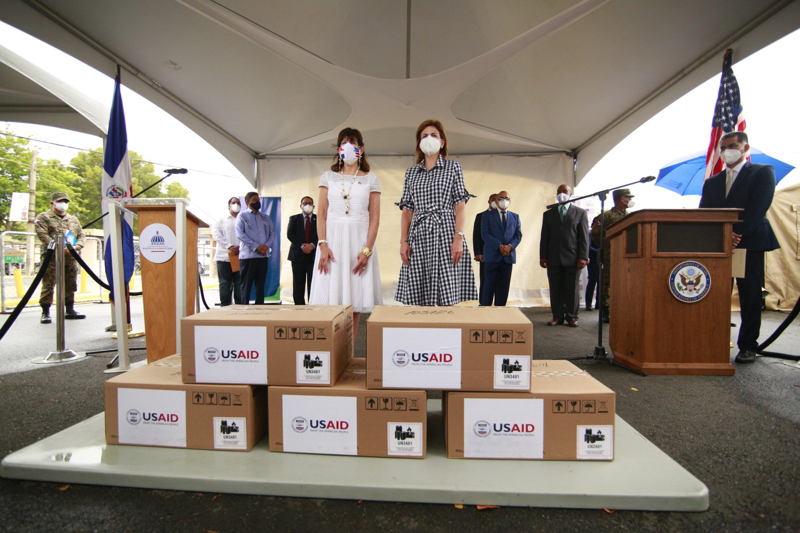 Comando Sul dos EUA doa dois hospitais de campanha para apoiar os esforços contra a COVID-19 na República Dominicana