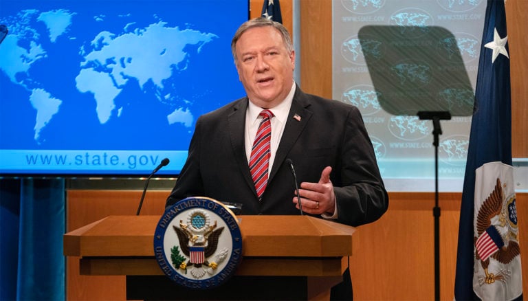 Pompeo Condemns Maduro Government’s ‘Safe Haven, Aid, and Comfort’ to Terrorist Groups
