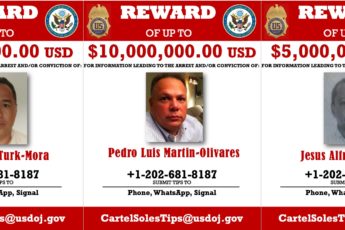 EE. UU. ofrece recompensas millonarias por tres exfuncionarios venezolanos