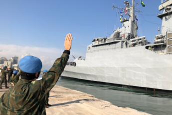 Fragata Independência regressa ao Brasil depois de concluir missão no Líbano