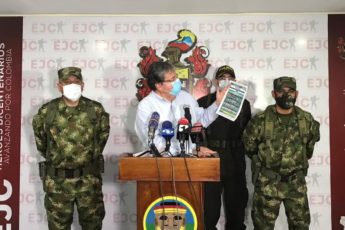 Forças colombianas neutralizam o indivíduo conhecido como Caín