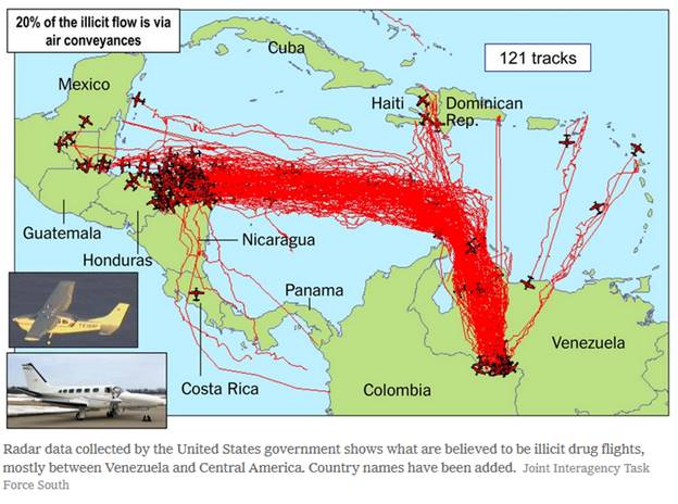 Localizam pequena aeronave acidentada com 1,5 tonelada de cocaína na Guatemala