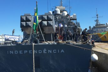 Regresa la última fragata brasileña, luego de nueve años de misión de paz en el Líbano