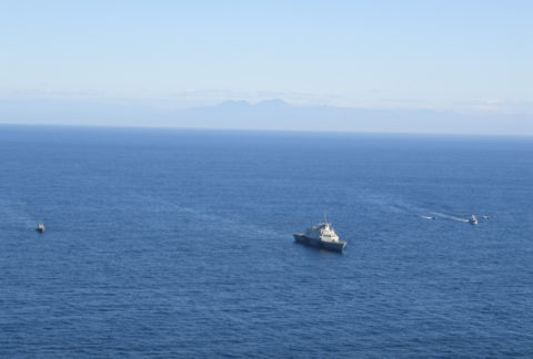 USS Freedom completa ejercicio trilateral PASSEX con El Salvador y Guatemala