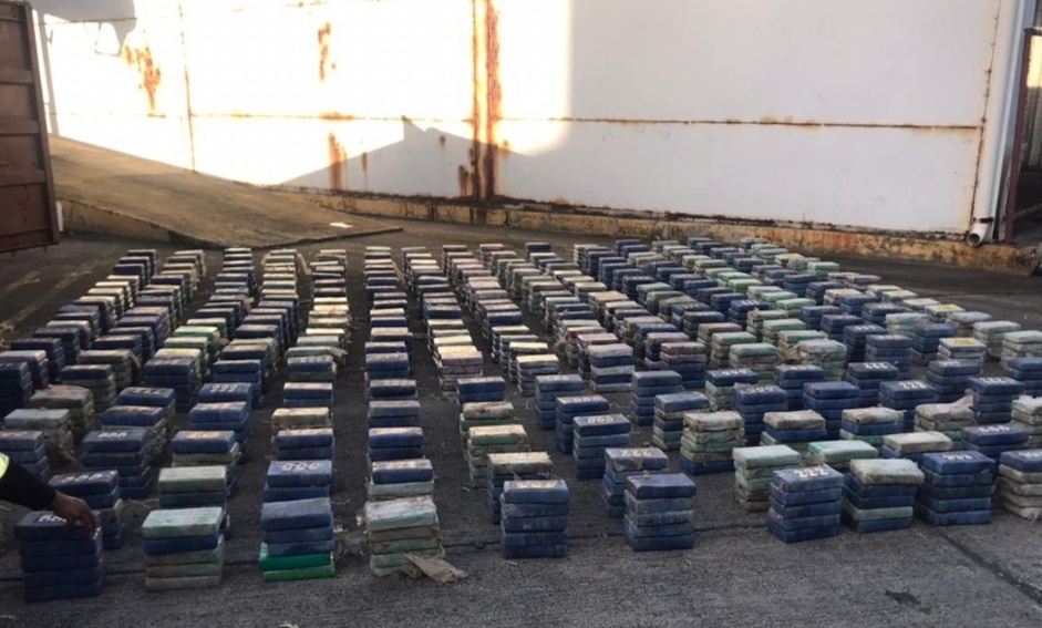 Panamá apreende mais de 1 tonelada de cocaína escondida em carga marítima