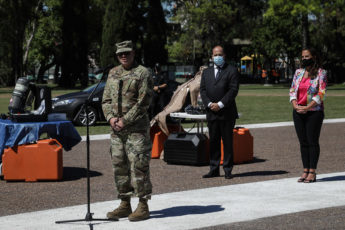 EUA doam equipamentos de resposta de emergência às forças de segurança argentinas
