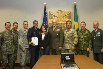 U.S. Southern Command, General Kelly Honor Departing Brazilian Marine
