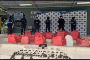 Honduras: mais de 11 toneladas de cocaína confiscadas no primeiro semestre