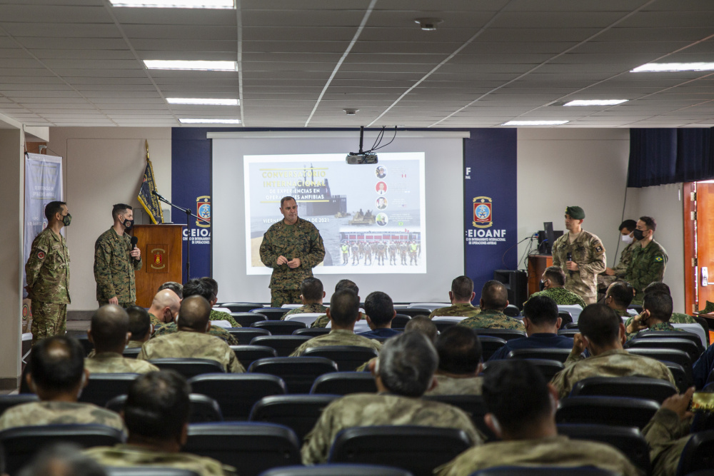 Corpo de Fuzileiros Navais do Peru sedia Conferência Multinacional de Planejamento Anfíbio