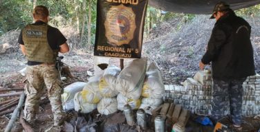Paraguay: agentes antidrogas incautan 2 toneladas de marihuana