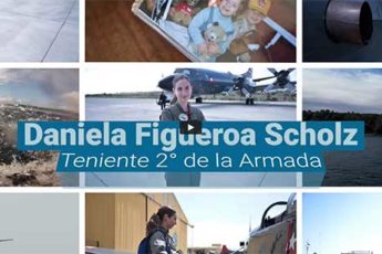 Primera mujer piloto marca hito en la Armada de Chile- Teniente Segundo Daniela Figueroa