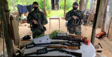 Prefectura Naval Argentina realiza mega operativo contra el narcotráfico en Rosario