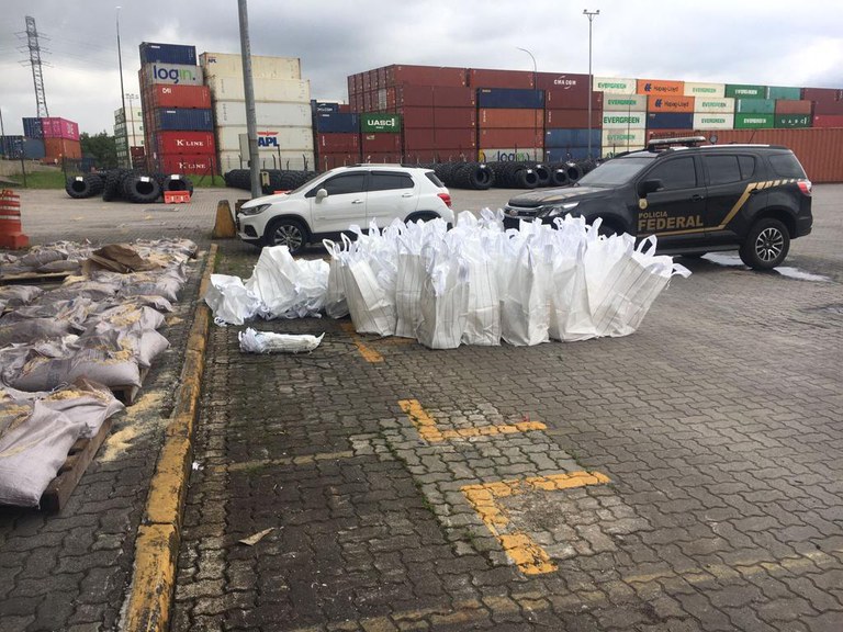 Brasil: Policía Federal incauta más de 2,5 toneladas de cocaína en Puerto de Santos