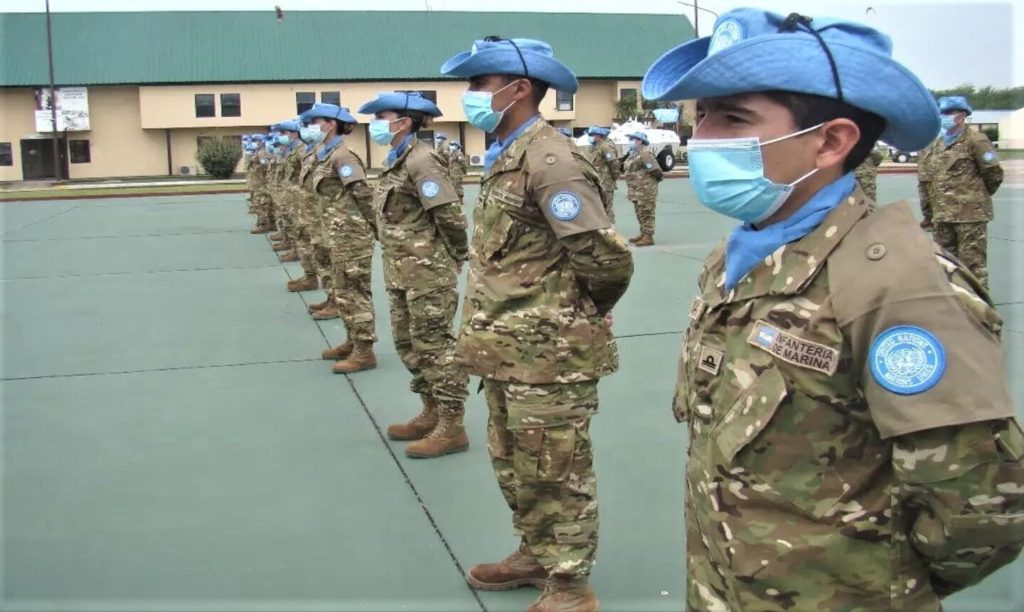 Argentina envía un nuevo contingente de cascos azules a Chipre