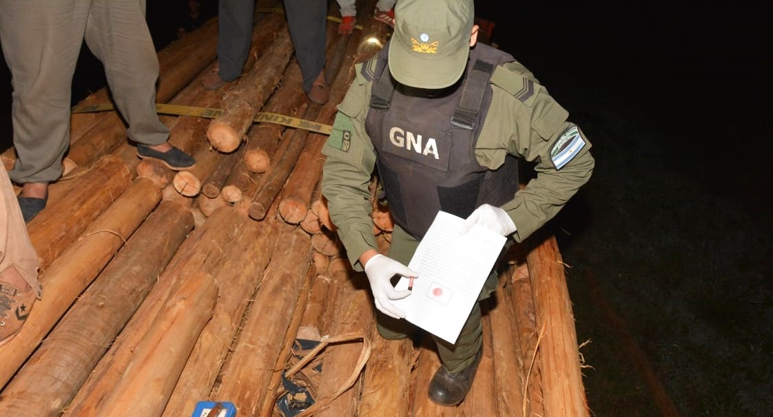 Argentina: Gendarmería incauta drogas ocultas en cargamentos de madera