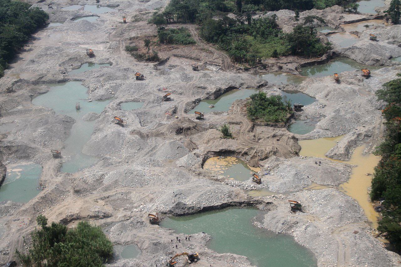 Organized Crime’s Illegal Mining Destroys Large Areas of Ecuador