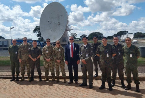 NY Airmen Discuss Space Operations with Brazilian counterparts