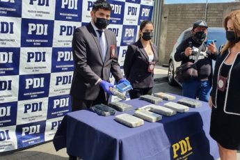 A polícia chilena apreende 1,5 tonelada de drogas em Arica