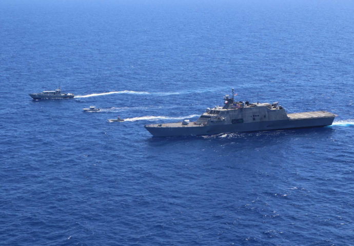 Wichita Conducts Maritime Interdiction Exercise with Dominican Republic