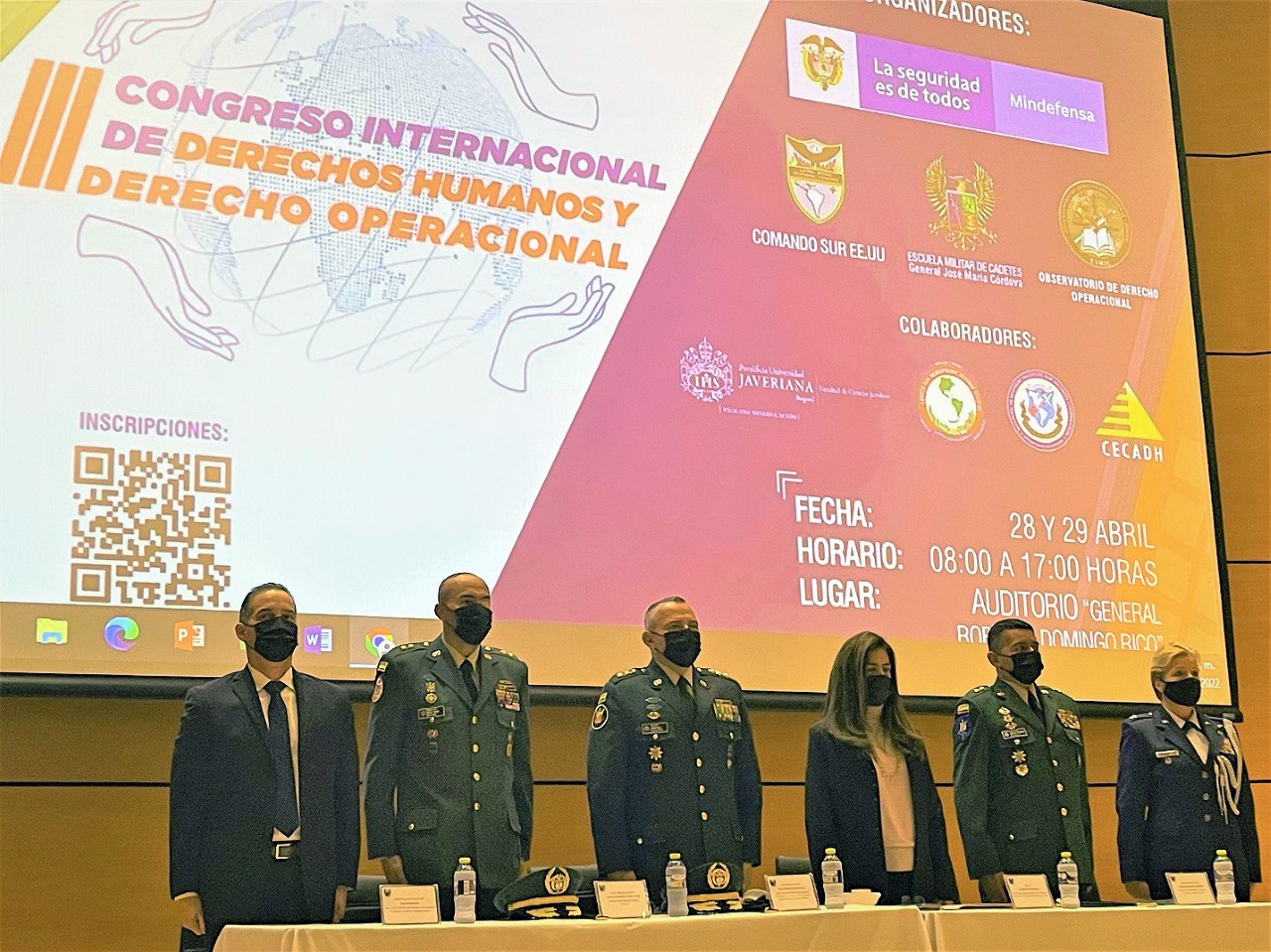 Seminario analiza Derechos Humanos y Derecho Operacional en Colombia