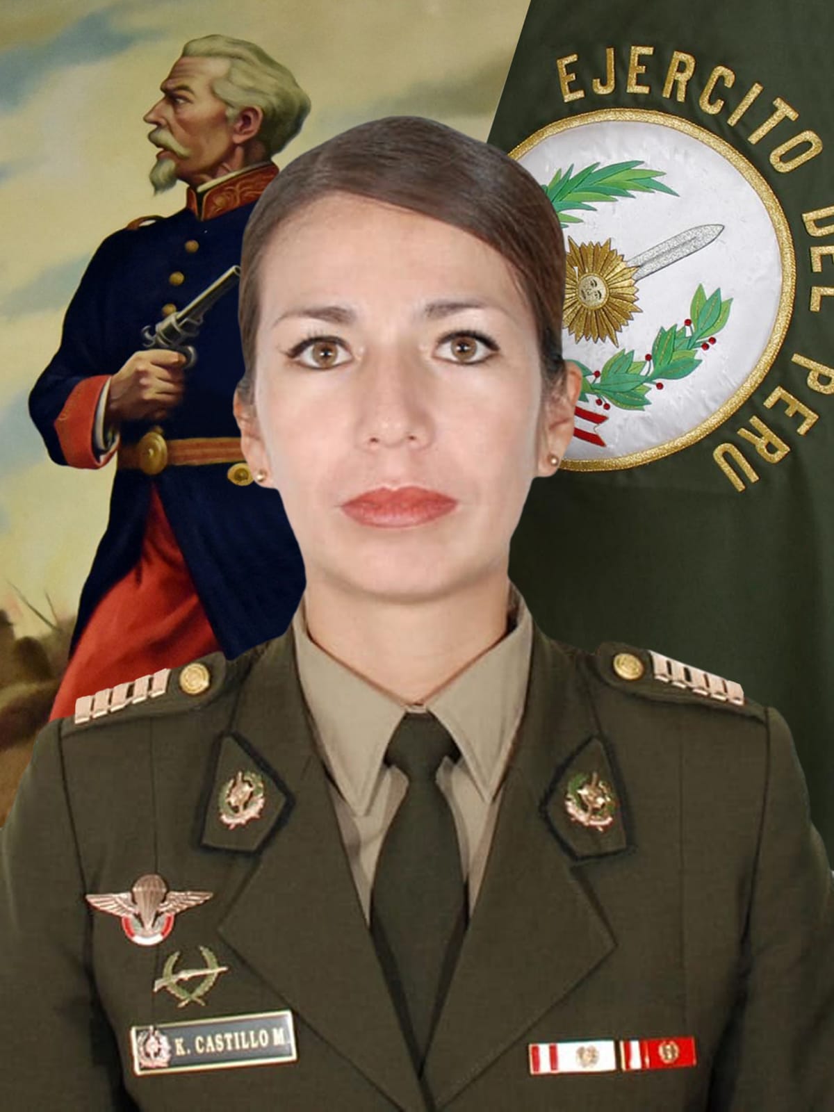 Primera mujer asesora de la Secretaría de la Comandancia General del Ejército del Perú