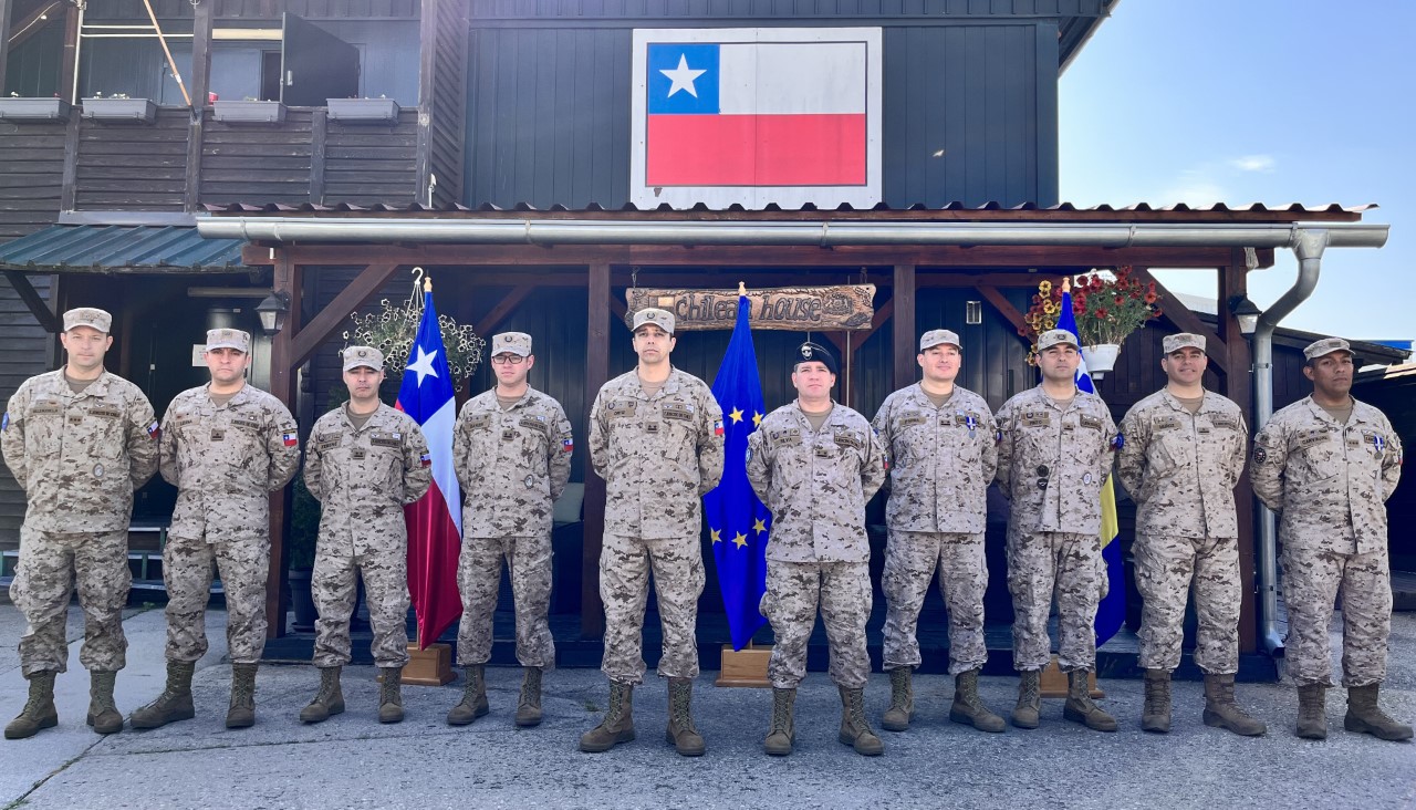 Chilean Service Members Deploy to Bosnia and Herzegovina